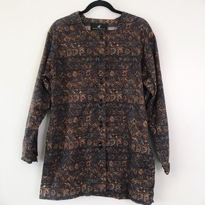*Peruvian Connection Button Up Tunic